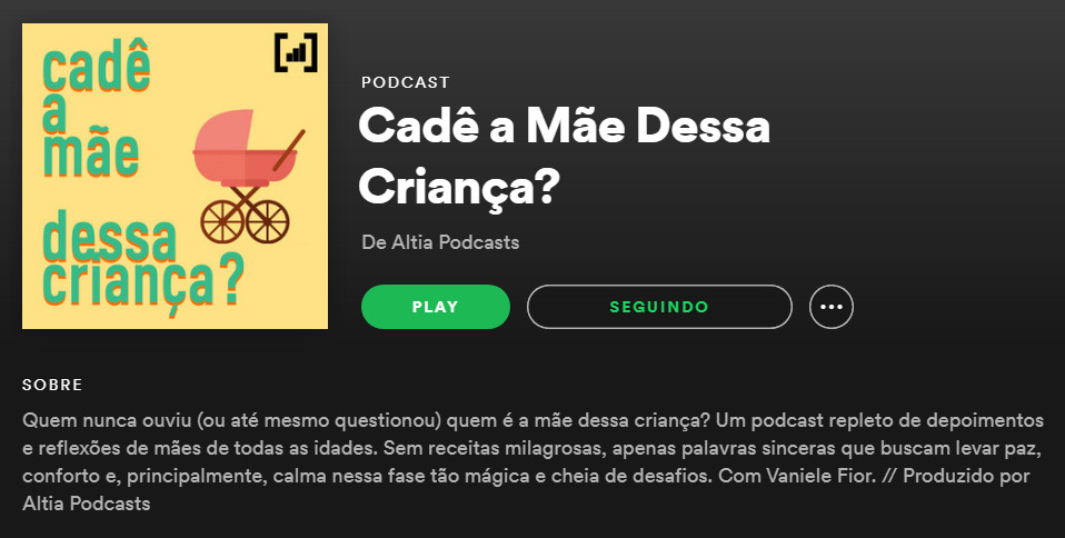 Podcast sobre Maternidade Podcast sobre Maternidade